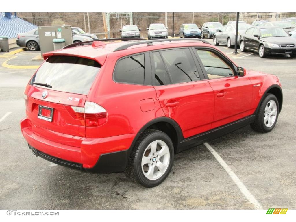 Crimson Red 2007 BMW X3 3.0si Exterior Photo #47973194