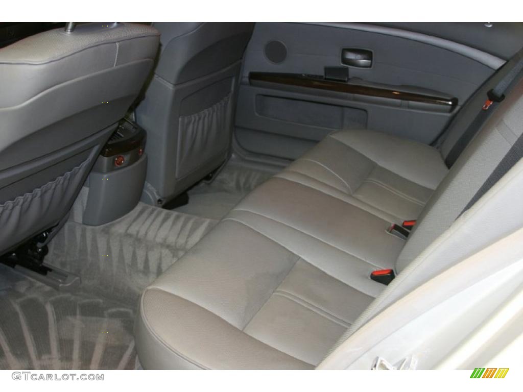 2005 7 Series 745Li Sedan - Titanium Silver Metallic / Basalt Grey/Flannel Grey photo #7