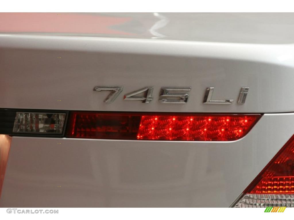 2005 7 Series 745Li Sedan - Titanium Silver Metallic / Basalt Grey/Flannel Grey photo #15