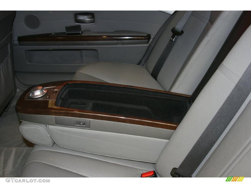 2005 7 Series 745Li Sedan - Titanium Silver Metallic / Basalt Grey/Flannel Grey photo #27