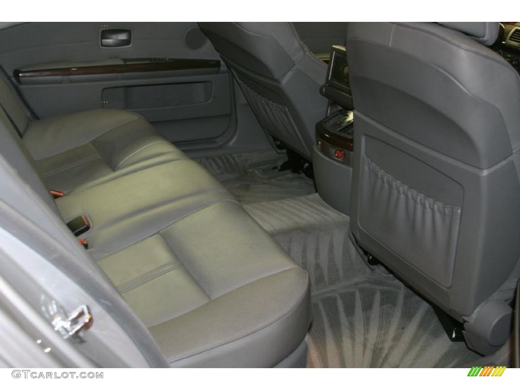 2005 7 Series 745Li Sedan - Titanium Silver Metallic / Basalt Grey/Flannel Grey photo #31