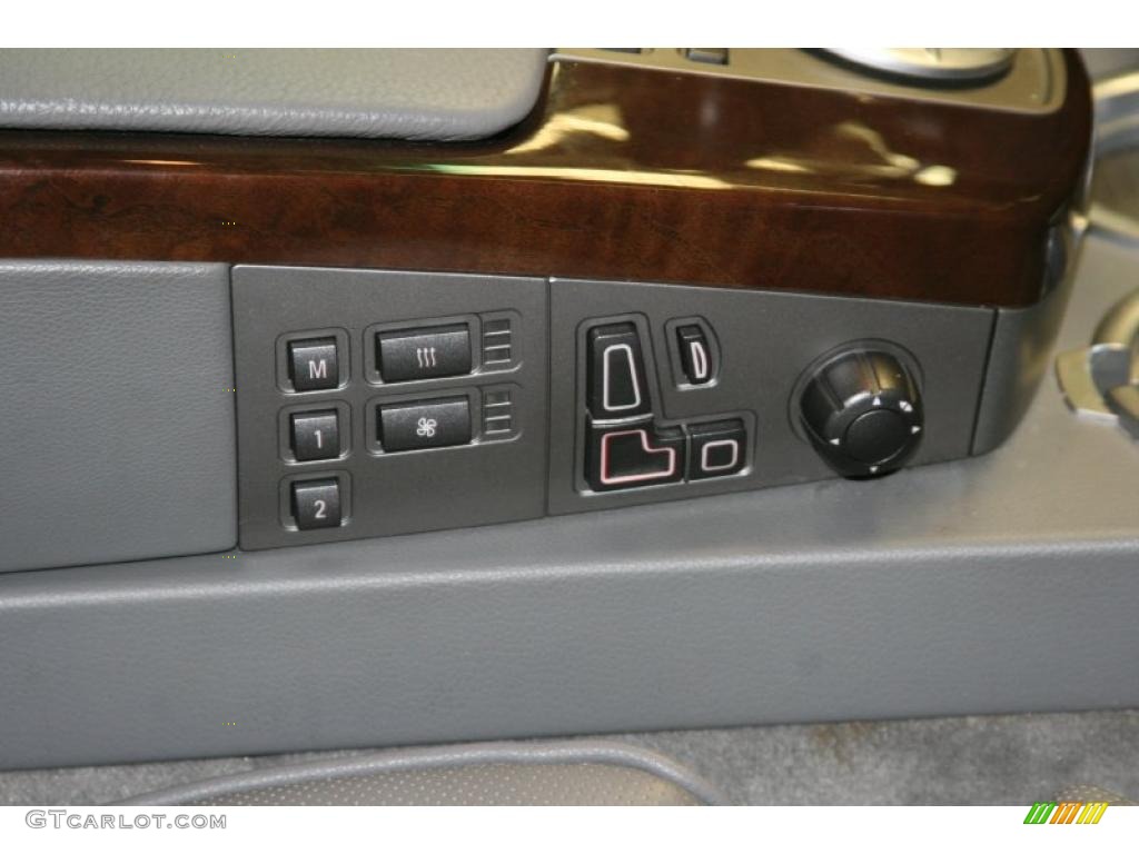 2005 7 Series 745Li Sedan - Titanium Silver Metallic / Basalt Grey/Flannel Grey photo #35