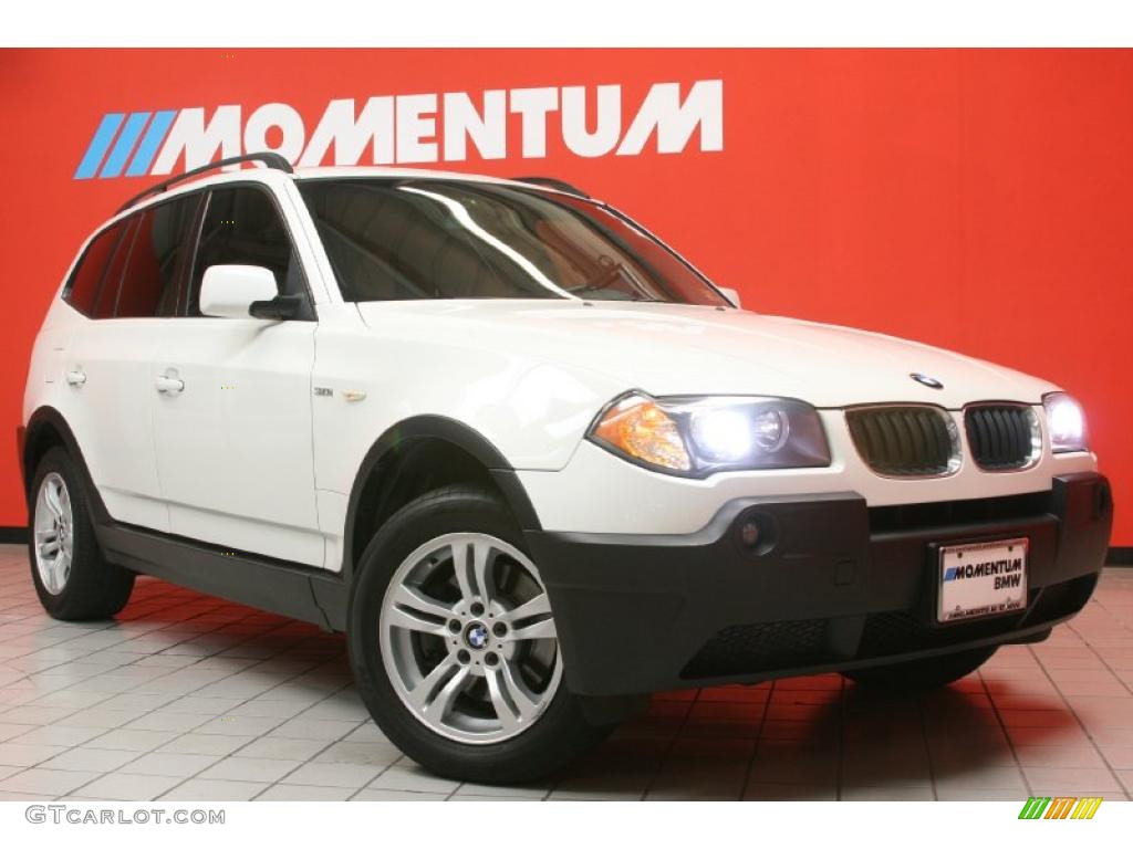 Alpine White BMW X3