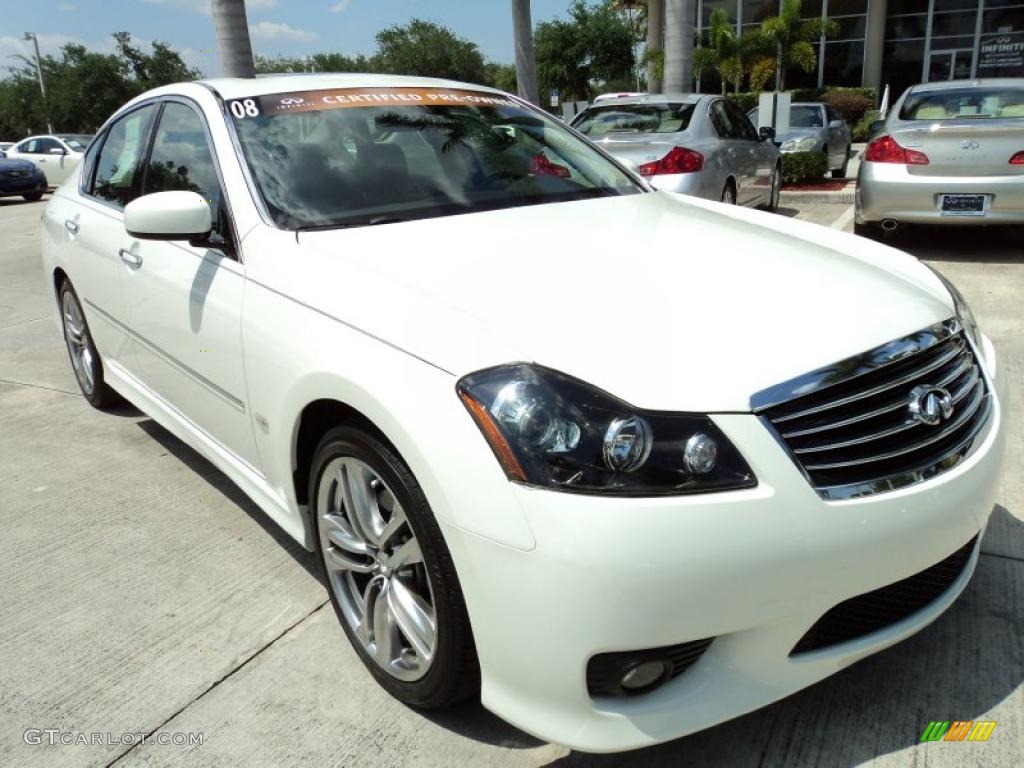 Moonlight White 2008 Infiniti M 35 S Sedan Exterior Photo #47974478