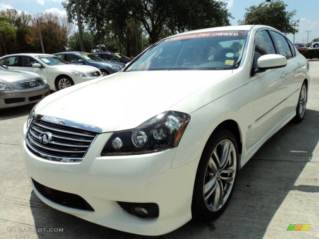 Moonlight White 2008 Infiniti M 35 S Sedan Exterior Photo #47974658