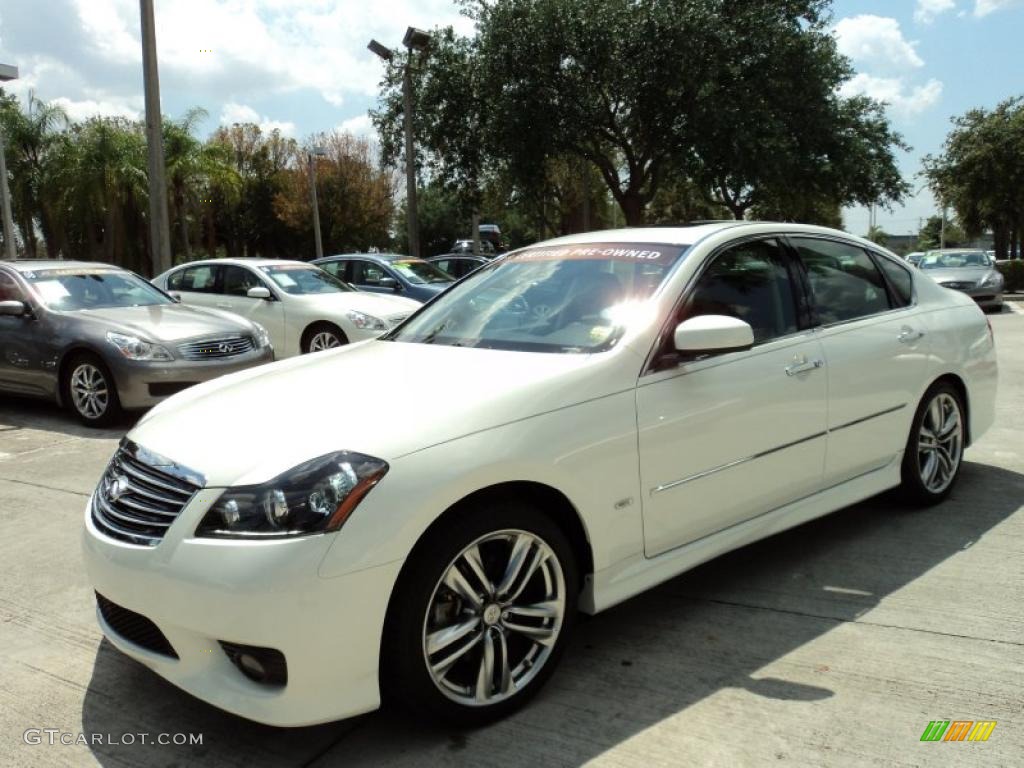 Moonlight White 2008 Infiniti M 35 S Sedan Exterior Photo #47974673