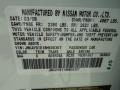  2008 M 35 S Sedan Moonlight White Color Code QAA