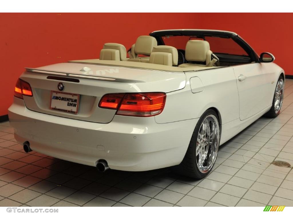 2007 3 Series 335i Convertible - Alpine White / Cream Beige photo #3