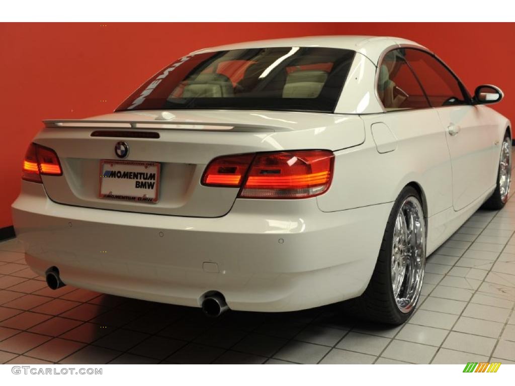 2007 3 Series 335i Convertible - Alpine White / Cream Beige photo #19
