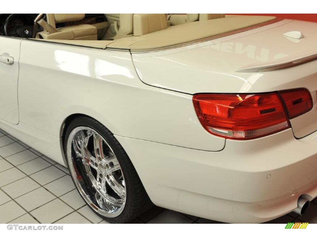 2007 3 Series 335i Convertible - Alpine White / Cream Beige photo #27