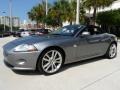 2007 Lunar Grey Metallic Jaguar XK XK8 Convertible  photo #4