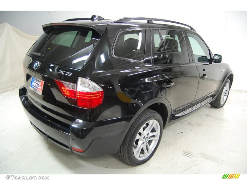 2008 X3 3.0si - Jet Black / Black photo #6