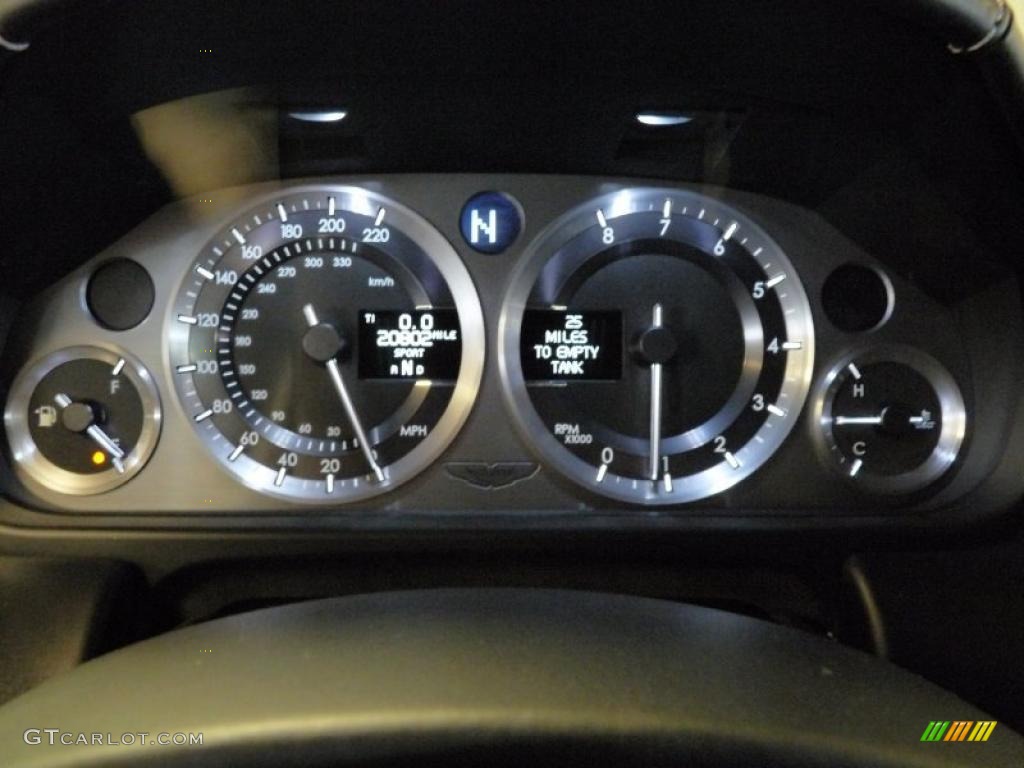 2008 Aston Martin V8 Vantage Coupe Gauges Photo #47977094