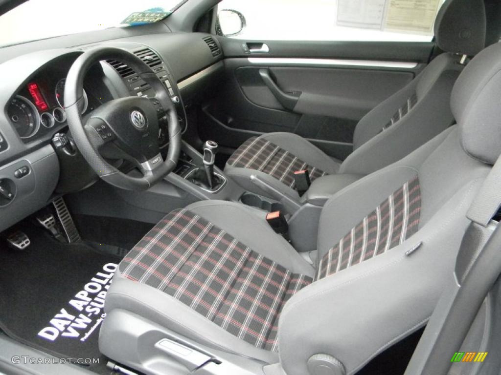 Interlagos Plaid Cloth Interior 2008 Volkswagen GTI 2 Door Photo #47978681