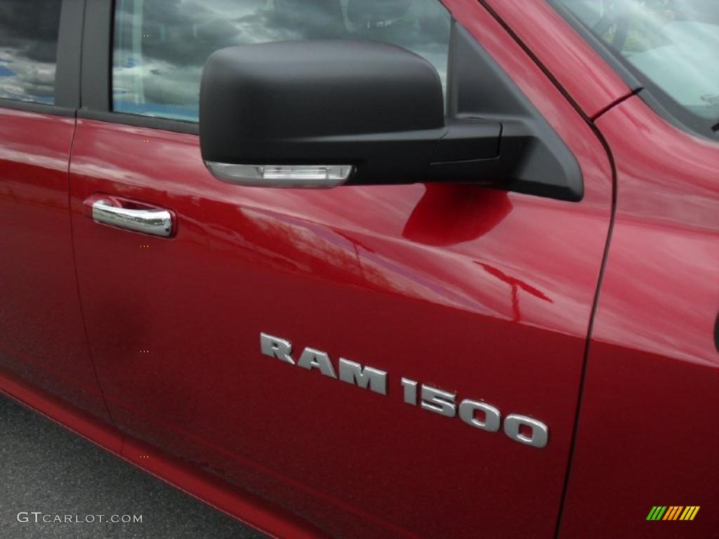 2011 Ram 1500 Big Horn Quad Cab - Deep Cherry Red Crystal Pearl / Dark Slate Gray/Medium Graystone photo #21
