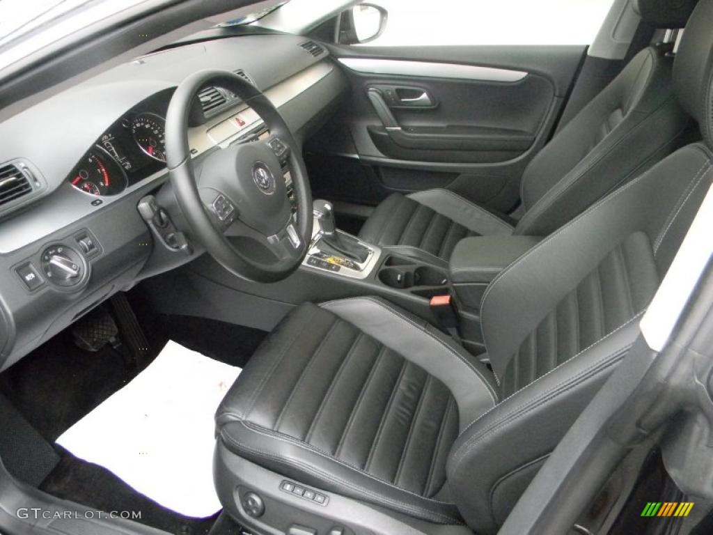 Black Interior 2010 Volkswagen CC Luxury Photo #47979188