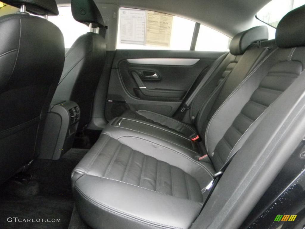 Black Interior 2010 Volkswagen CC Luxury Photo #47979218
