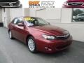 Camellia Red Pearl - Impreza 2.5i Premium Sedan Photo No. 1