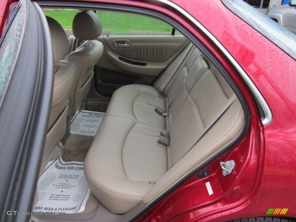 2002 Accord EX V6 Sedan - Firepepper Red Pearl / Ivory photo #14