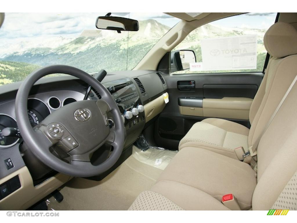 2011 Tundra SR5 CrewMax 4x4 - Pyrite Mica / Sand Beige photo #4