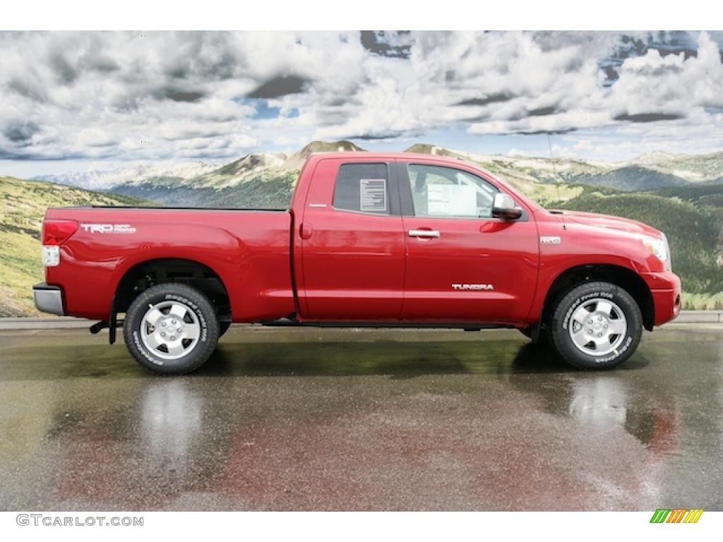 Barcelona Red Metallic 2011 Toyota Tundra Limited Double Cab 4x4 Exterior Photo #47984018
