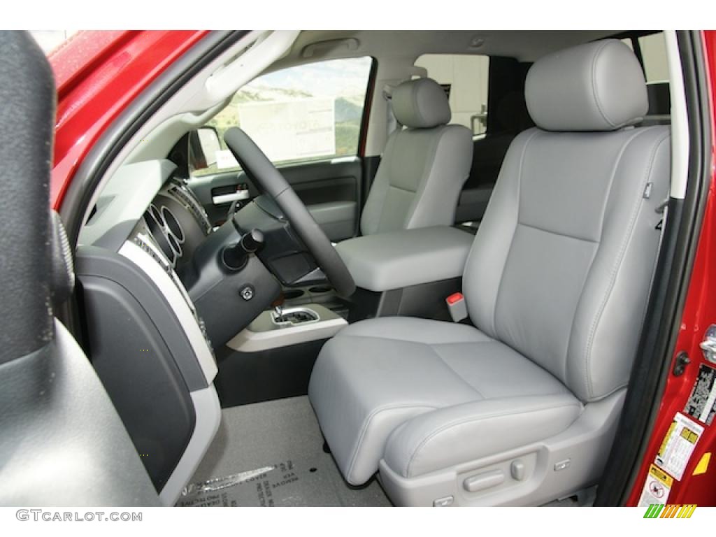 Graphite Gray Interior 2011 Toyota Tundra Limited Double Cab 4x4 Photo #47984069
