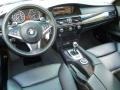 Black 2008 BMW 5 Series 550i Sedan Dashboard