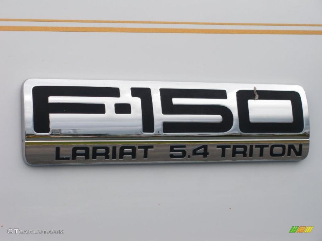2006 F150 Lariat SuperCab 4x4 - Oxford White / Tan photo #9