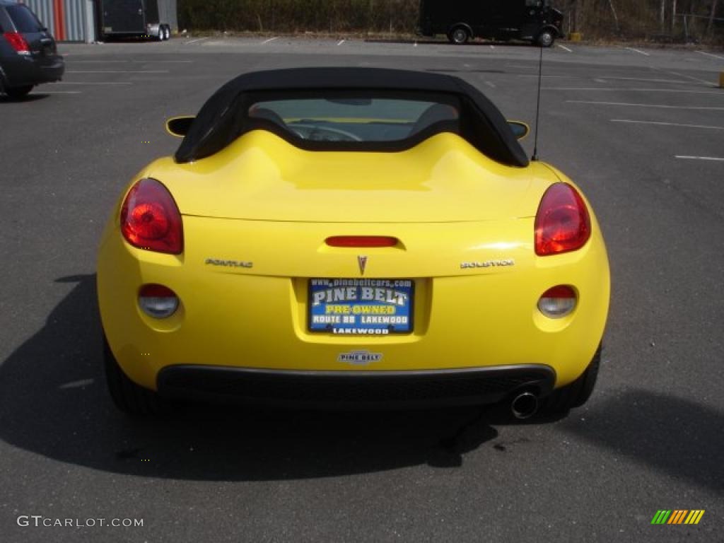 Mean Yellow 2007 Pontiac Solstice Roadster Exterior Photo #47987925