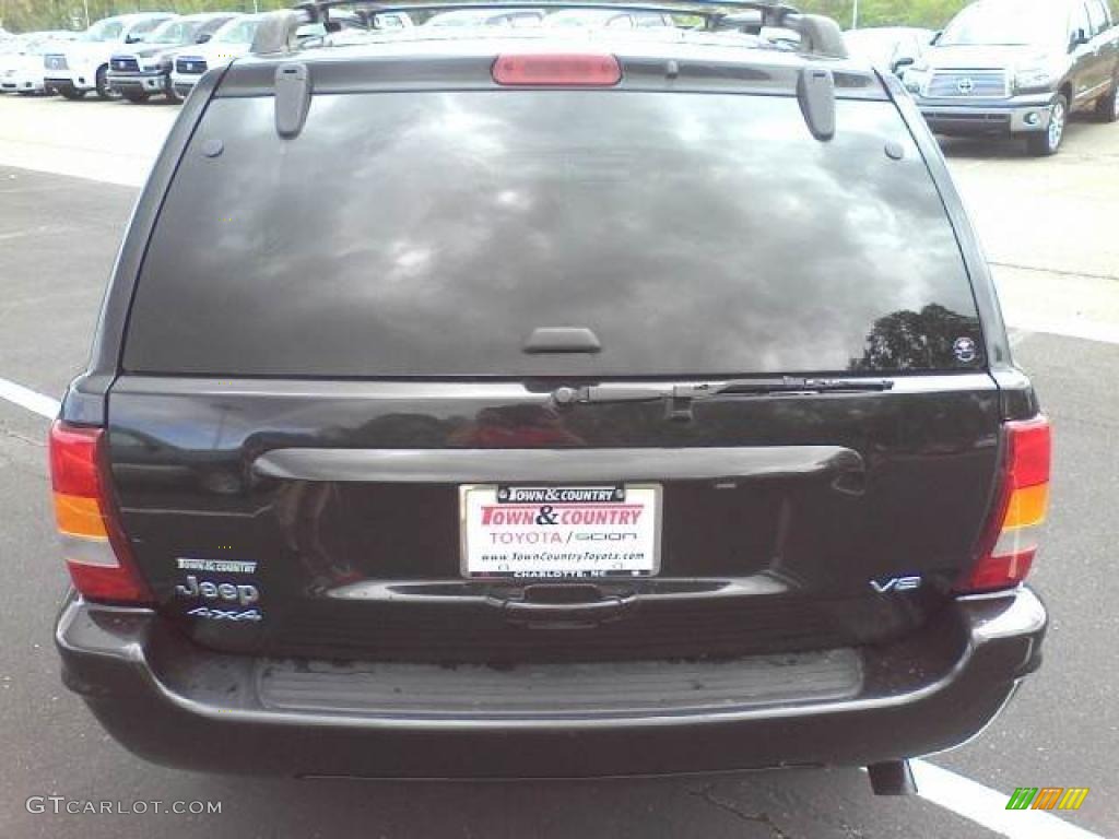 2004 Grand Cherokee Limited 4x4 - Brillant Black Crystal Pearl / Dark Slate Gray photo #4