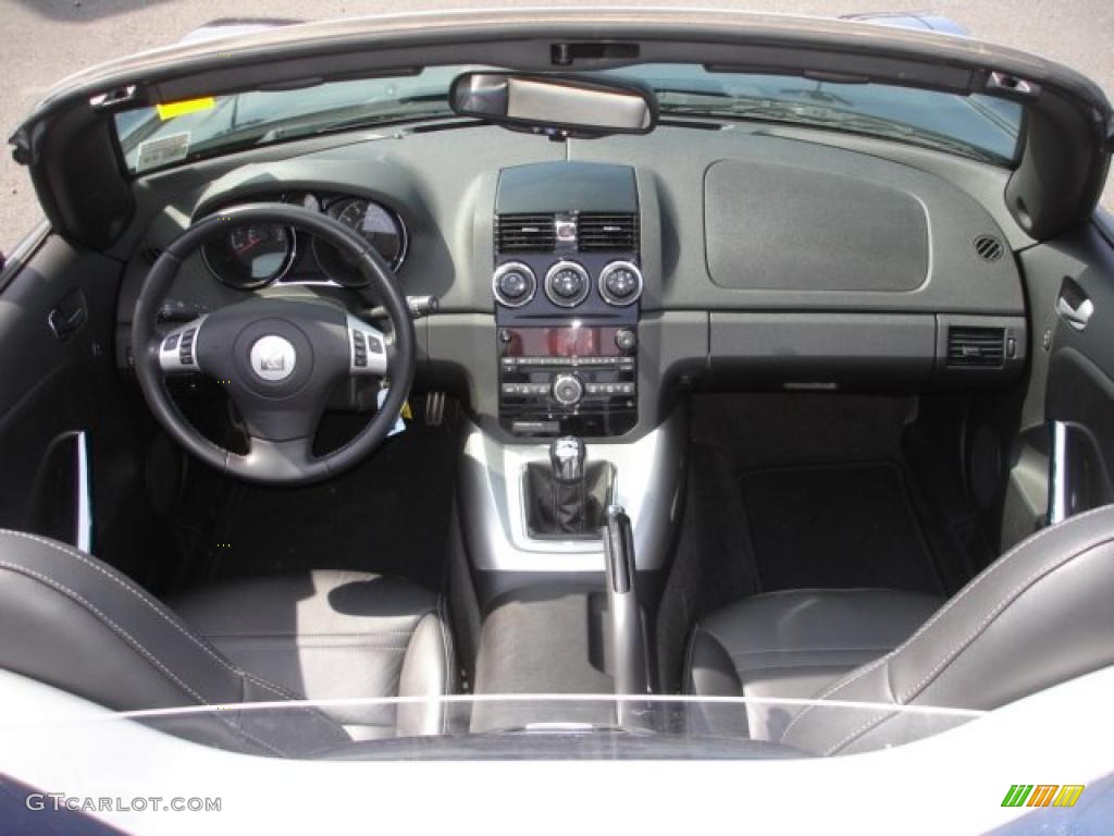 2007 Saturn Sky Roadster Black Dashboard Photo #47988381