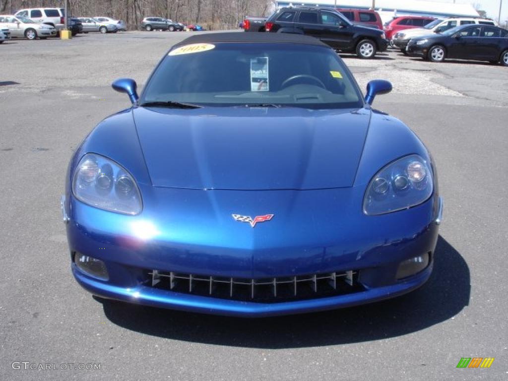 2005 Corvette Convertible - LeMans Blue Metallic / Ebony photo #2