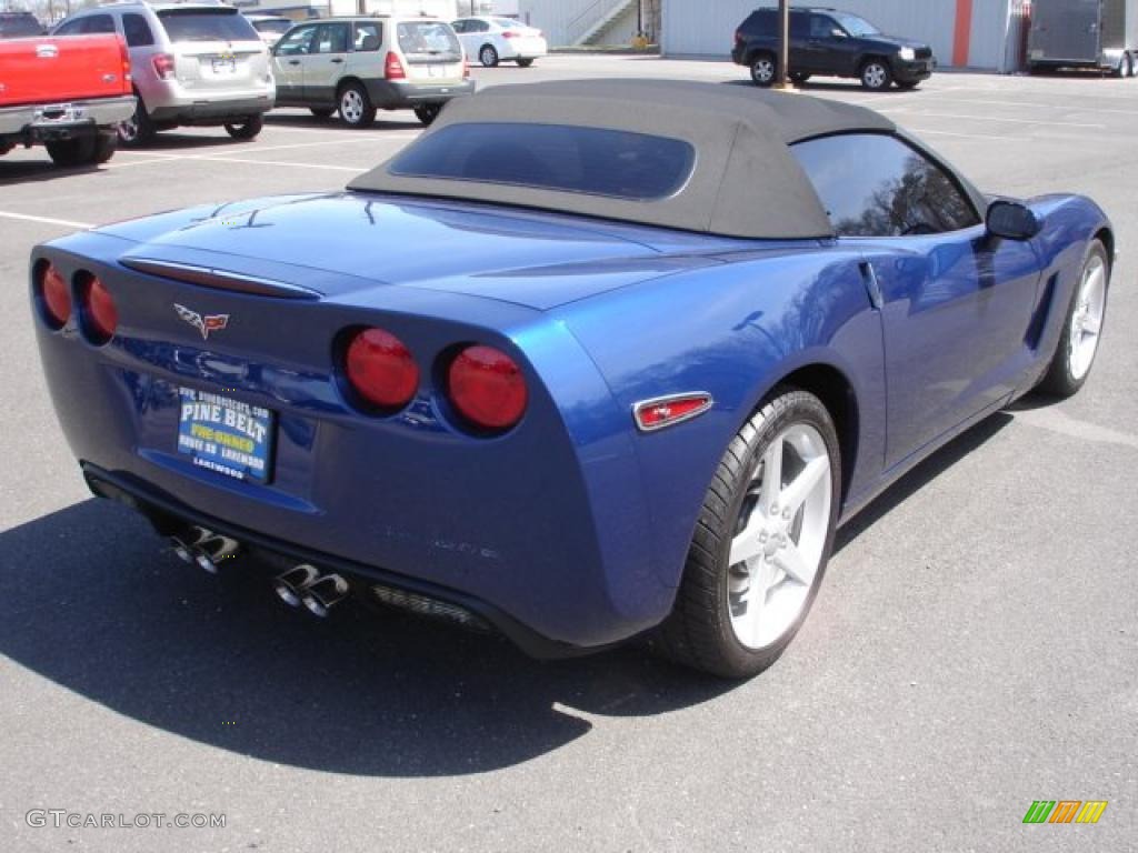 2005 Corvette Convertible - LeMans Blue Metallic / Ebony photo #4