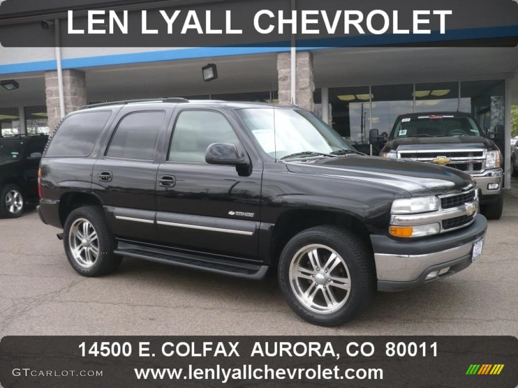 Black Chevrolet Tahoe