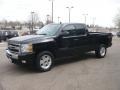 2009 Black Chevrolet Silverado 1500 LT Extended Cab 4x4  photo #2
