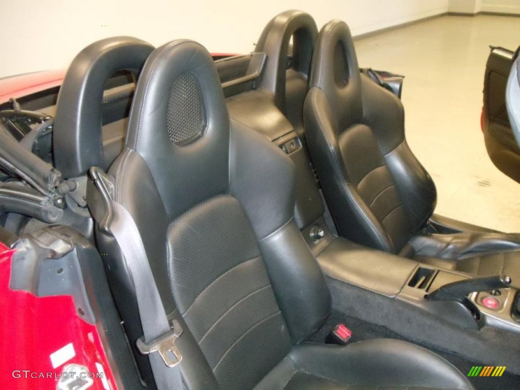 Black Interior 2001 Honda S2000 Roadster Photo #47989878