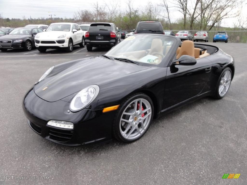 Black 2009 Porsche 911 Carrera S Cabriolet Exterior Photo #47990100