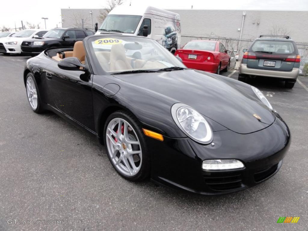 Black 2009 Porsche 911 Carrera S Cabriolet Exterior Photo #47990133