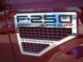 2008 Dark Toreador Red Ford F250 Super Duty Lariat Crew Cab 4x4  photo #41