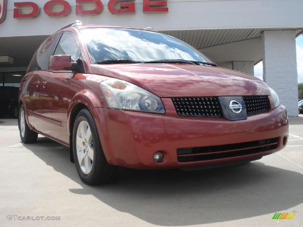 2004 Quest 3.5 SE - Autumn Red Metallic / Beige photo #1