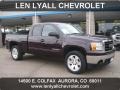 2008 Dark Crimson Metallic GMC Sierra 1500 SLE Extended Cab 4x4  photo #1
