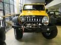 2011 Detonator Yellow Jeep Wrangler Unlimited Sport 4x4  photo #3