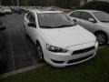 2009 Wicked White Satin Mitsubishi Lancer DE  photo #2