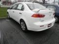 2009 Wicked White Satin Mitsubishi Lancer DE  photo #3