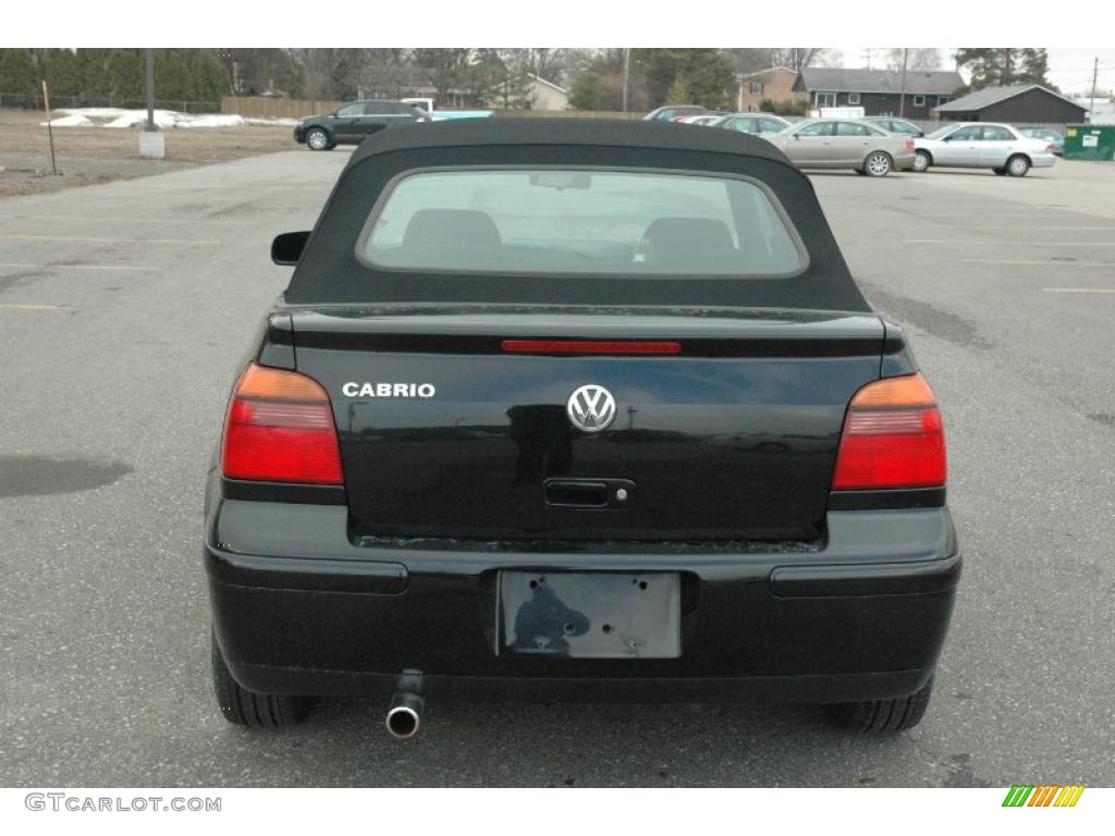 2001 Cabrio GLS - Black / Black photo #5