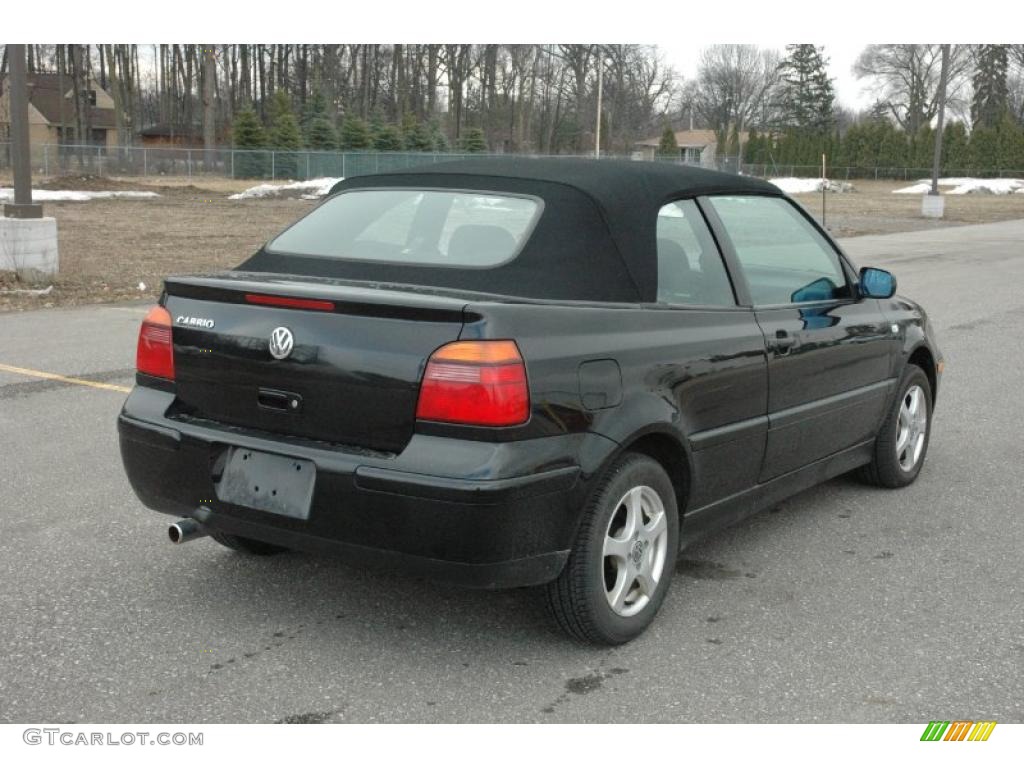 2001 Cabrio GLS - Black / Black photo #6