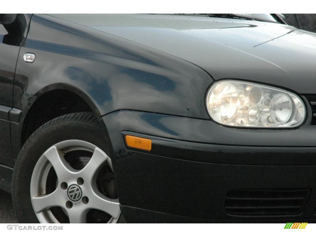 2001 Cabrio GLS - Black / Black photo #7
