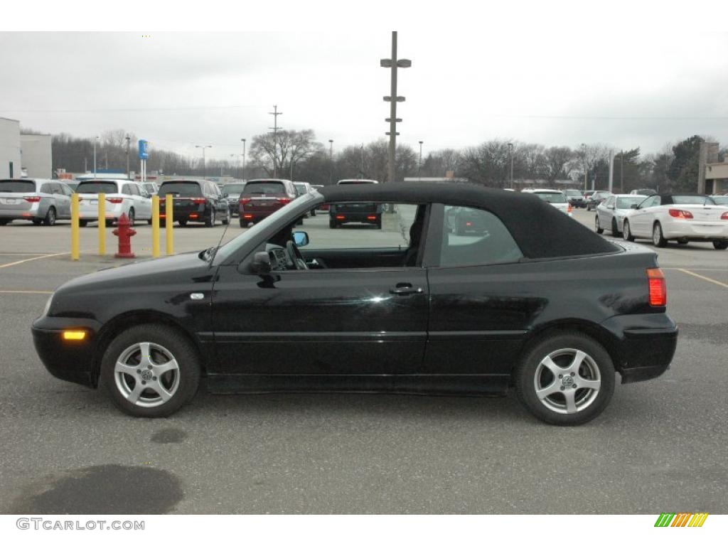 2001 Cabrio GLS - Black / Black photo #11