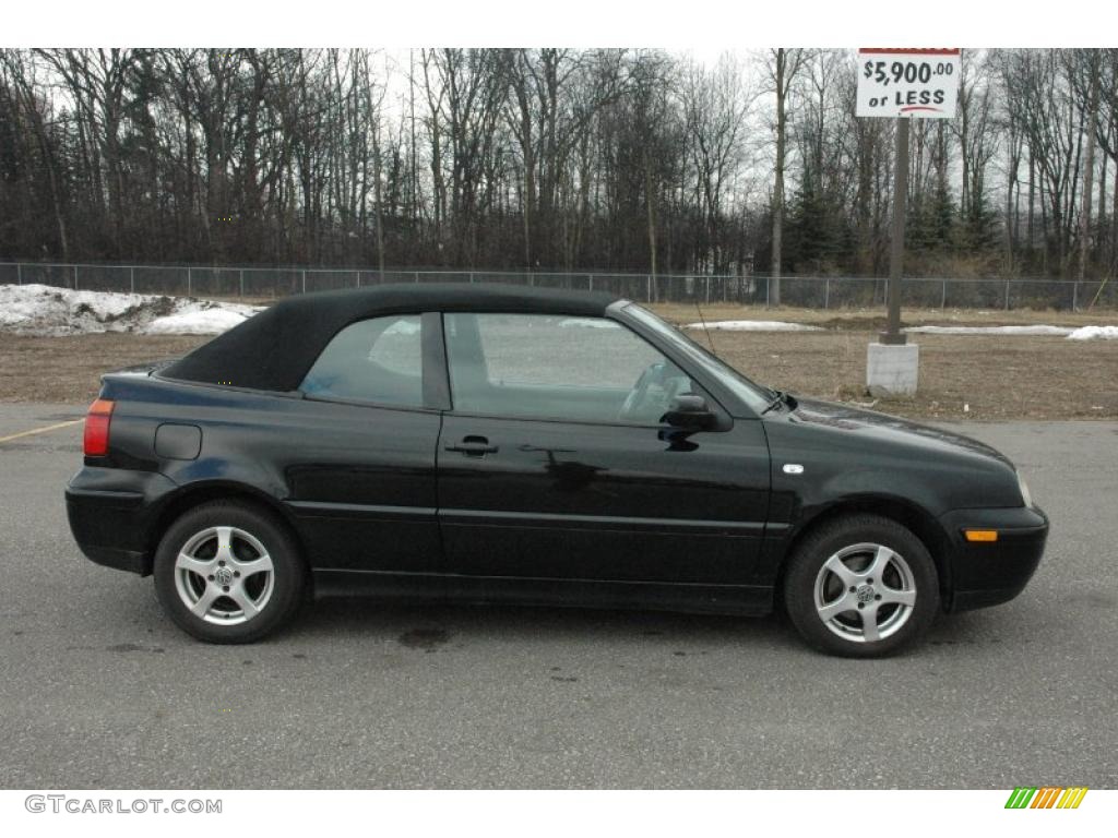 Black 2001 Volkswagen Cabrio GLS Exterior Photo #47993694