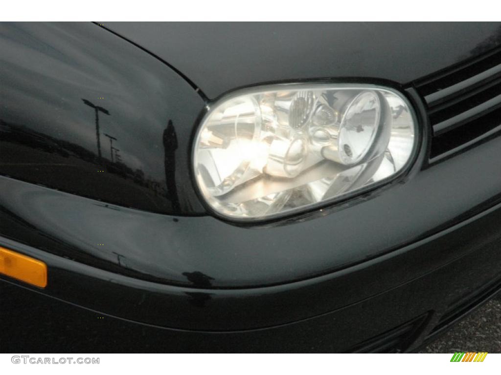 2001 Cabrio GLS - Black / Black photo #13